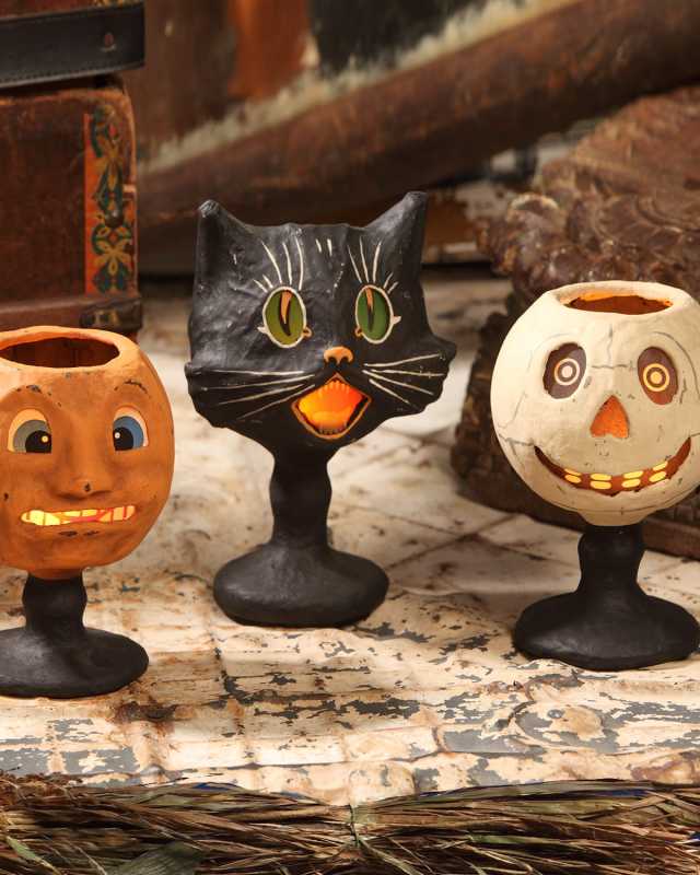 Goblin Goblets Halloween Decoration, Set of 3